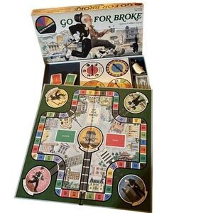 Go For Broke 1985 Board Game Selchow & Righter Board Game